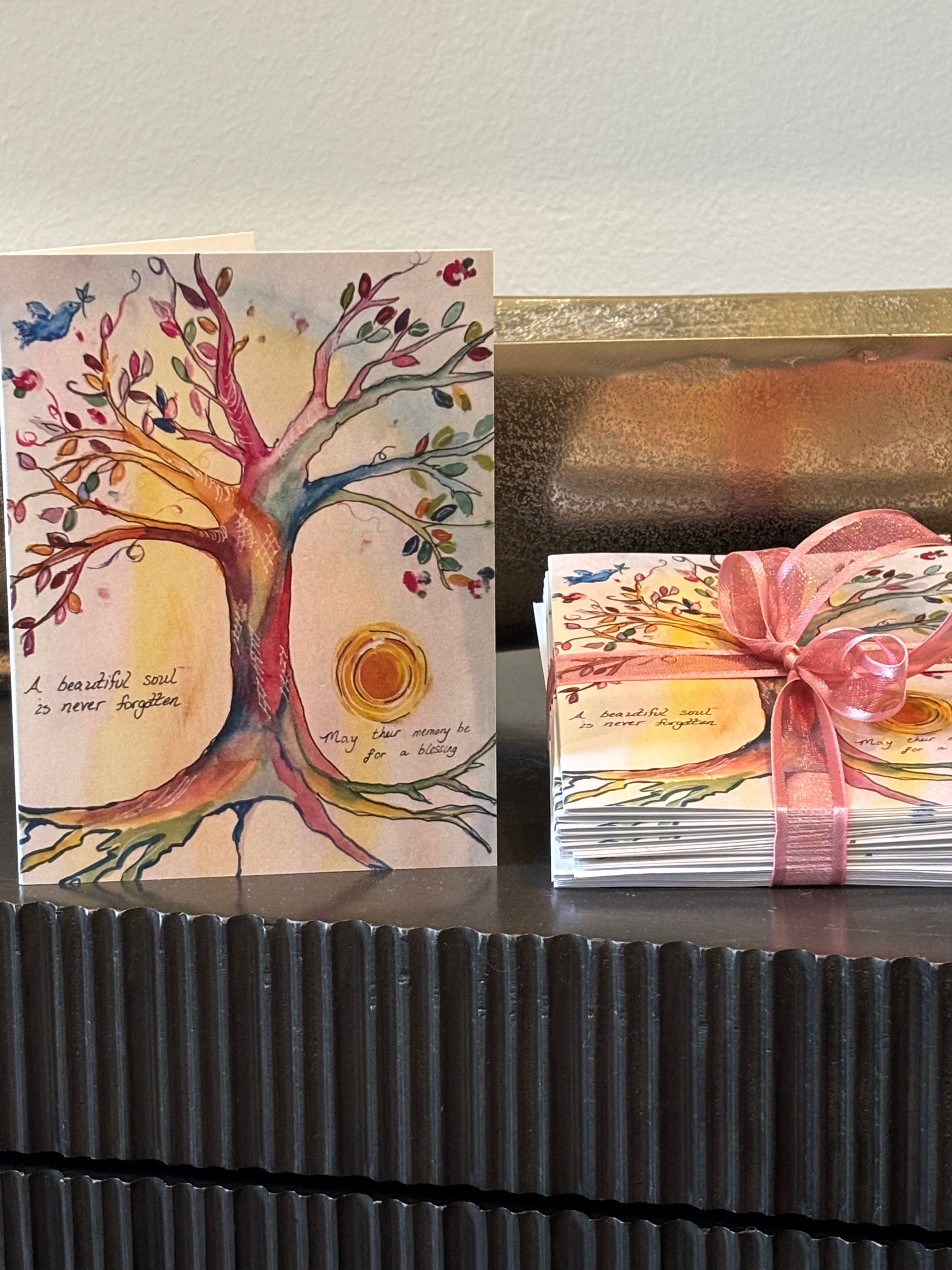 MEMORY BE A BLESSING - SET OF 10 GREETING CARDS