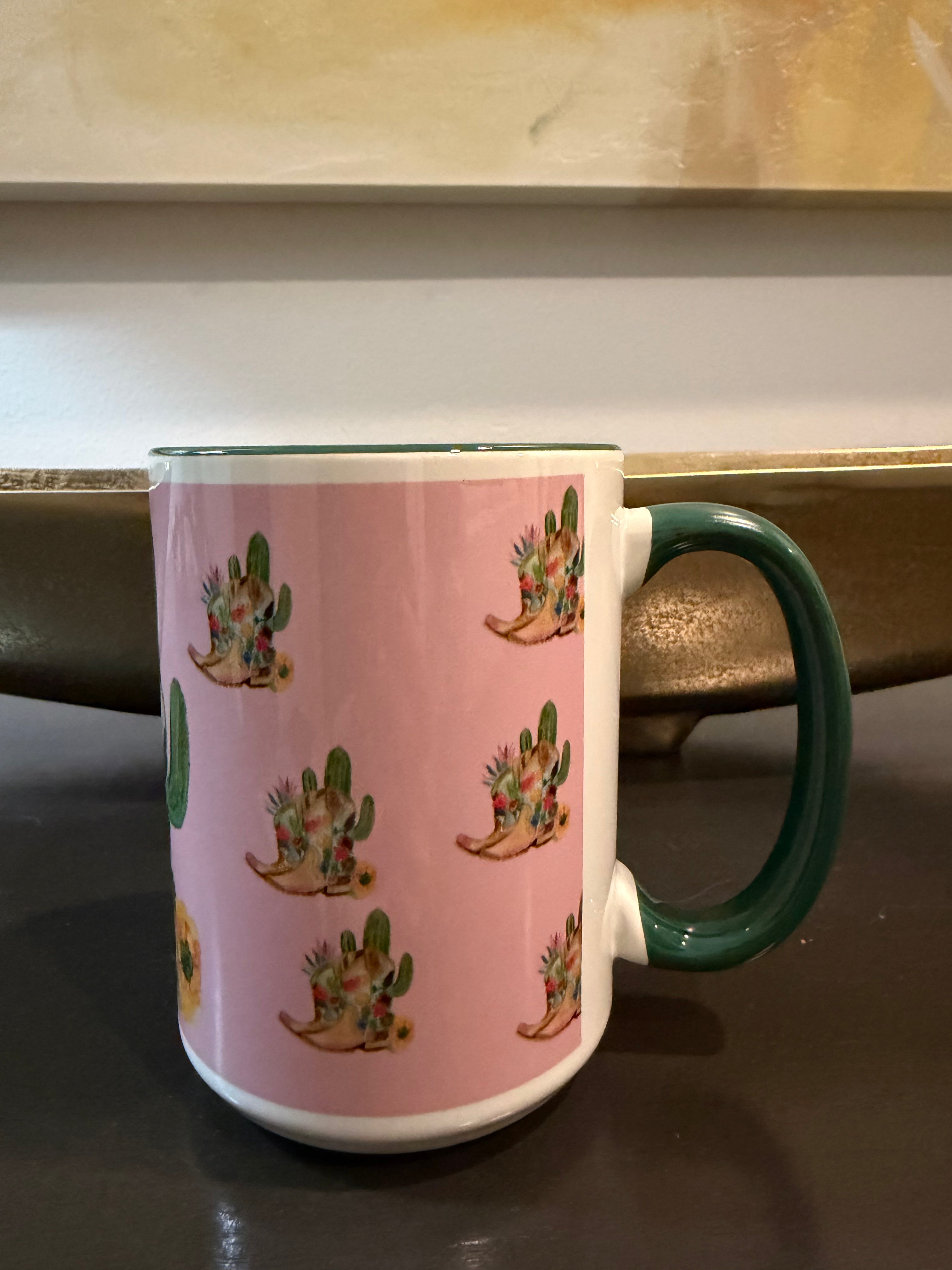 Pink Cowgirl Mug