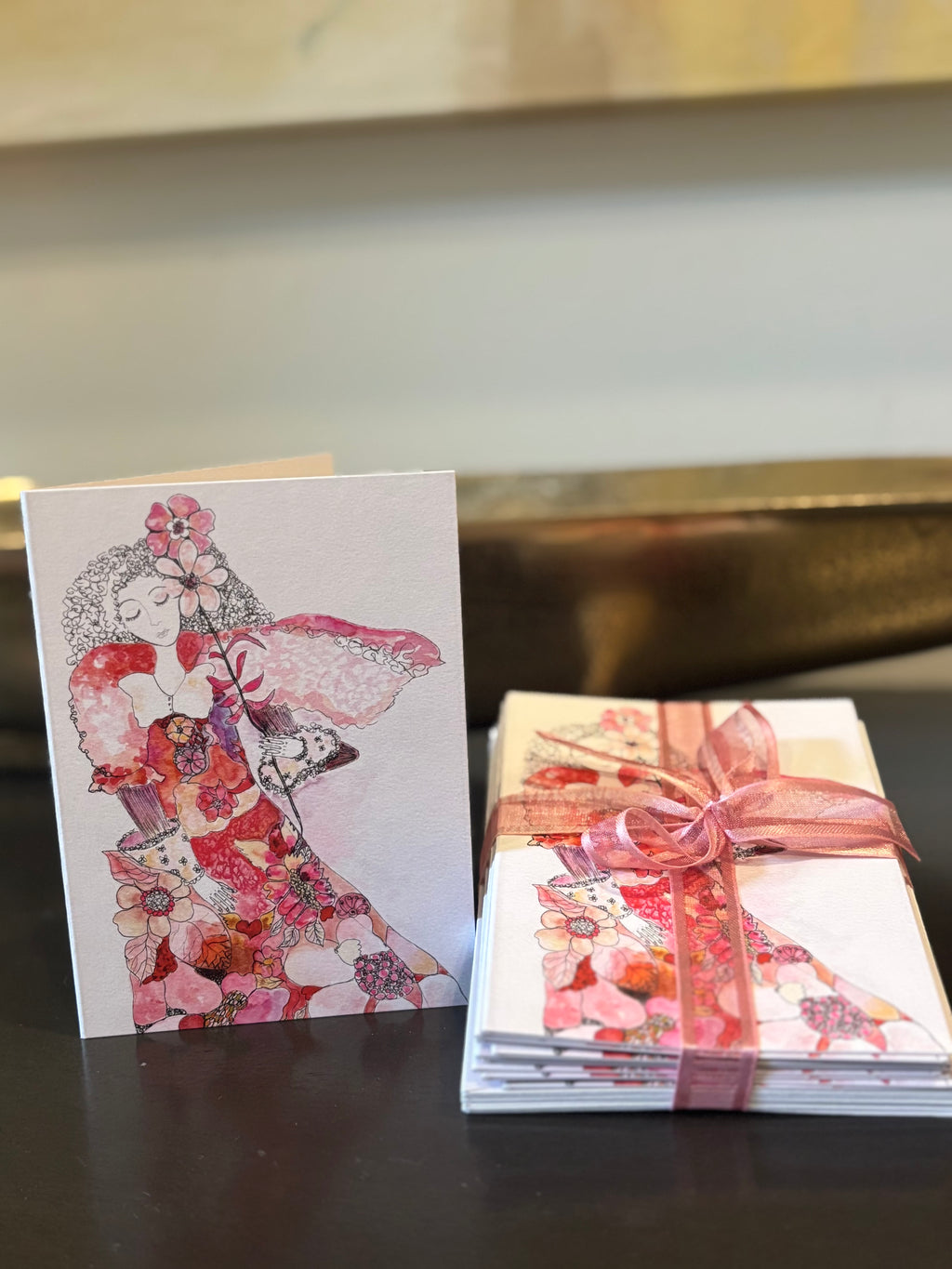 BLOOMING GRACE- SET OF 10 GREETING CARDS